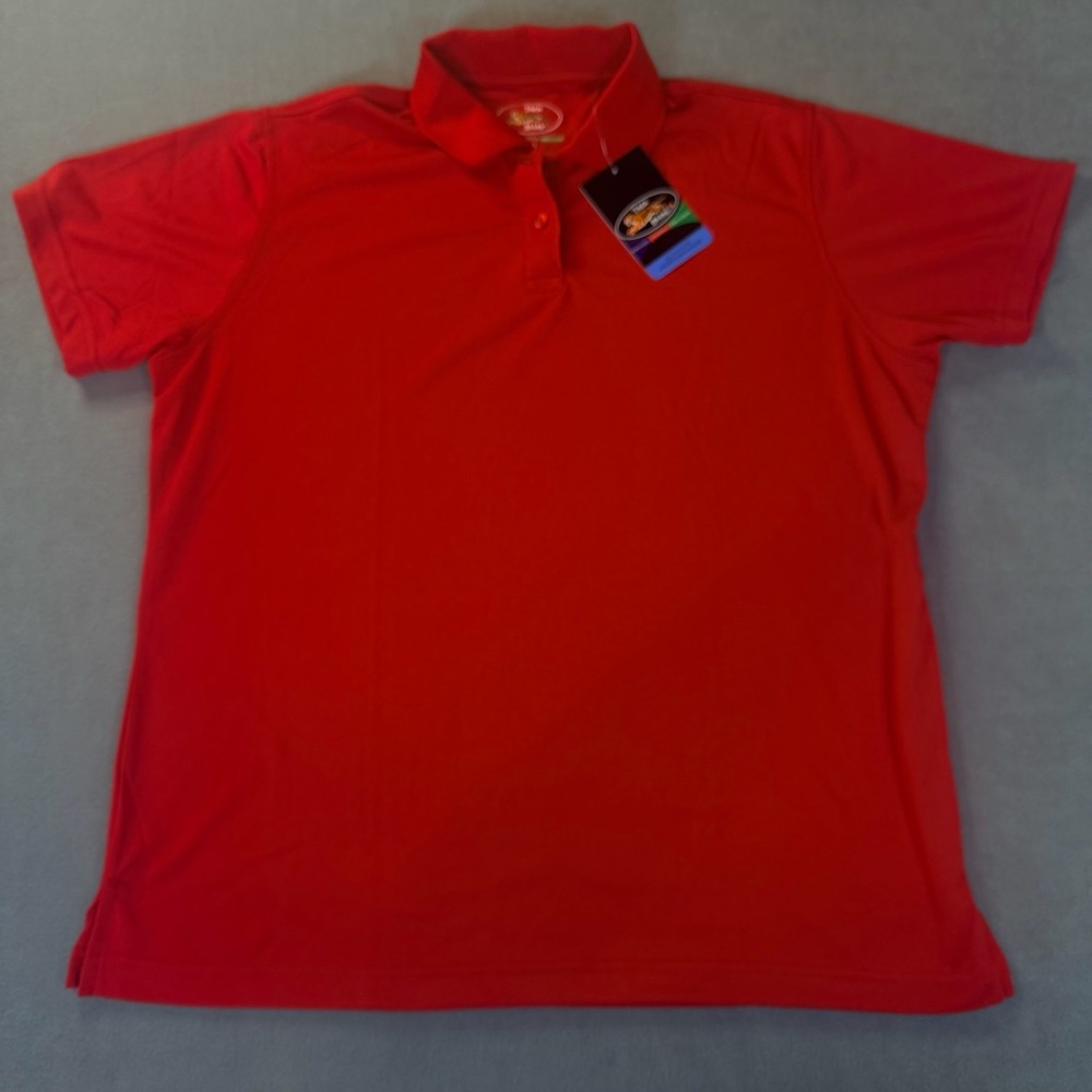 Tiger Brand- Ultimate Performance- Women’s Red Short Sleeve Golf/ Polo- XL